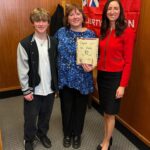 From left to right: Joseph Clougherty, Stephanie Clougherty and State Rep. Kelly Dooner (R-Taunton)